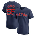 CAdoa B.Red Sox #55 Ranger Su¡§¡érez Player Navy Limited Elite Home Game Stitched Jerseys