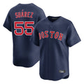 CAdoa B.Red Sox #55 Ranger Su¡§¡érez Player Navy Limited Home Game Stitched Jerseys