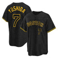 CAdoa B.Red Sox #7 Masataka Yoshida Player Black Snake Skin City Home Game Stitched Jerseys
