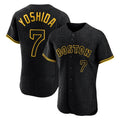 CAdoa B.Red Sox #7 Masataka Yoshida Player Black Snake Skin City Limited Elite Home Stitched Jerseys