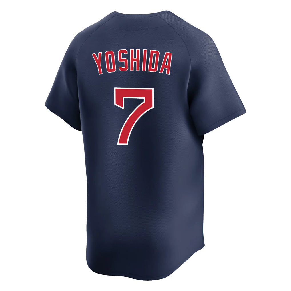 CAdoa B.Red Sox #7 Masataka Yoshida Player Navy Limited Home Game Stitched Jerseys
