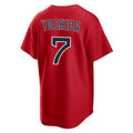 CAdoa B.Red Sox #7 Masataka Yoshida Player Red Home Game Stitched Jerseys