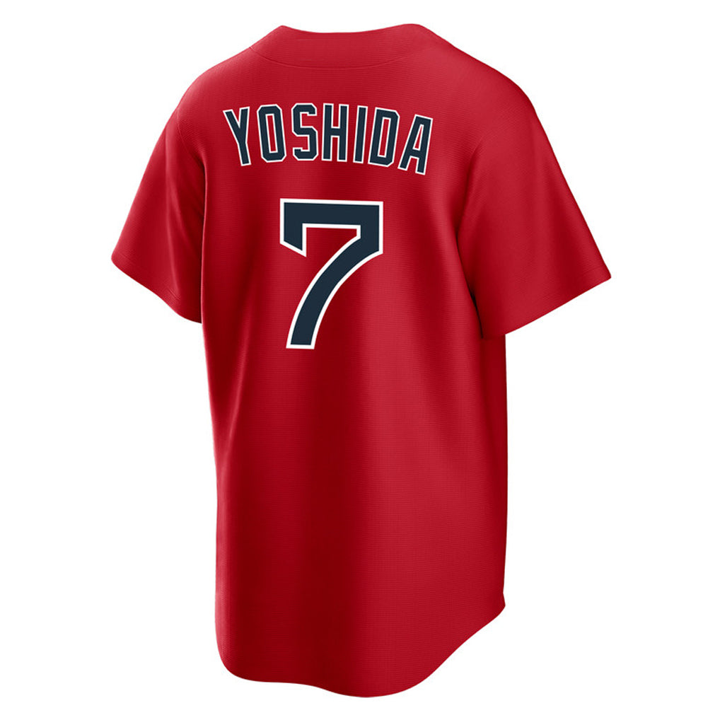 CAdoa B.Red Sox #7 Masataka Yoshida Player Red Home Game Stitched Jerseys