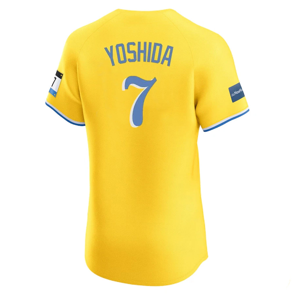 CAdoa B.Red Sox #7 Masataka Yoshida Player Yellow Limited Elite Home Game Stitched Jerseys