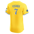 CAdoa B.Red Sox #7 Masataka Yoshida Player Yellow Limited Elite Home Game Stitched Jerseys