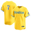 CAdoa B.Red Sox #7 Masataka Yoshida Player Yellow Limited Home Game Stitched Jersey