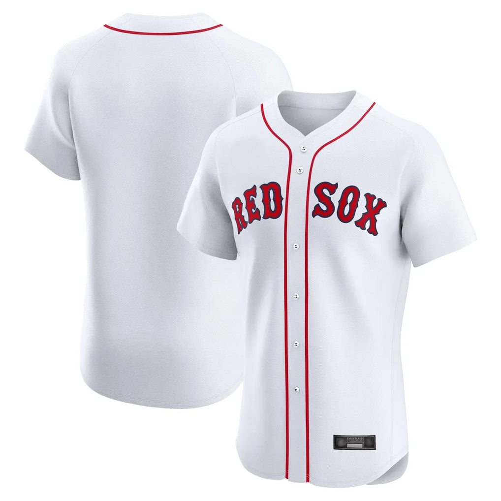 CAdoa B.Red Sox Blank Player White Limited Elite Home Game Stitched Jerseys