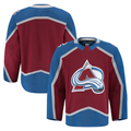 CAdoa C.Avalanche Burgundy Home Authentic Pro Jerseys