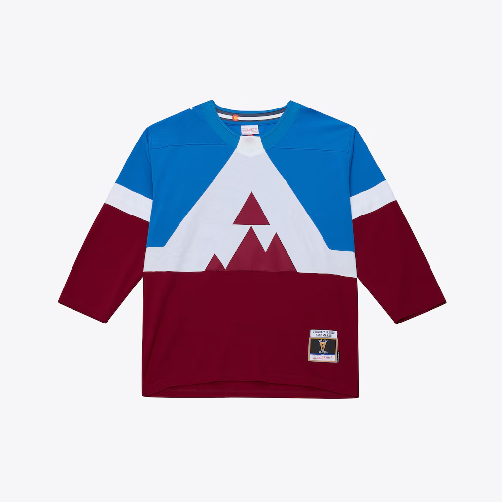 CAdoa C.Avalanche Cale Makar Mitchell & Ness Blue 2020 Power Play Jerseys