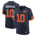 CAdoa C.Bears #10 Luther Burden III Navy 2026 Rivalries Collection Game Stitched Jerseys