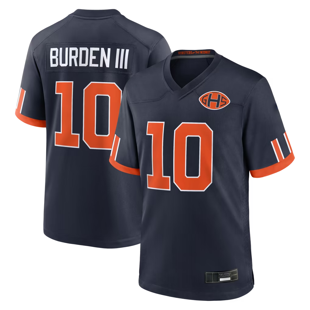 CAdoa C.Bears #10 Luther Burden III Navy 2026 Rivalries Collection Game Stitched Jerseys
