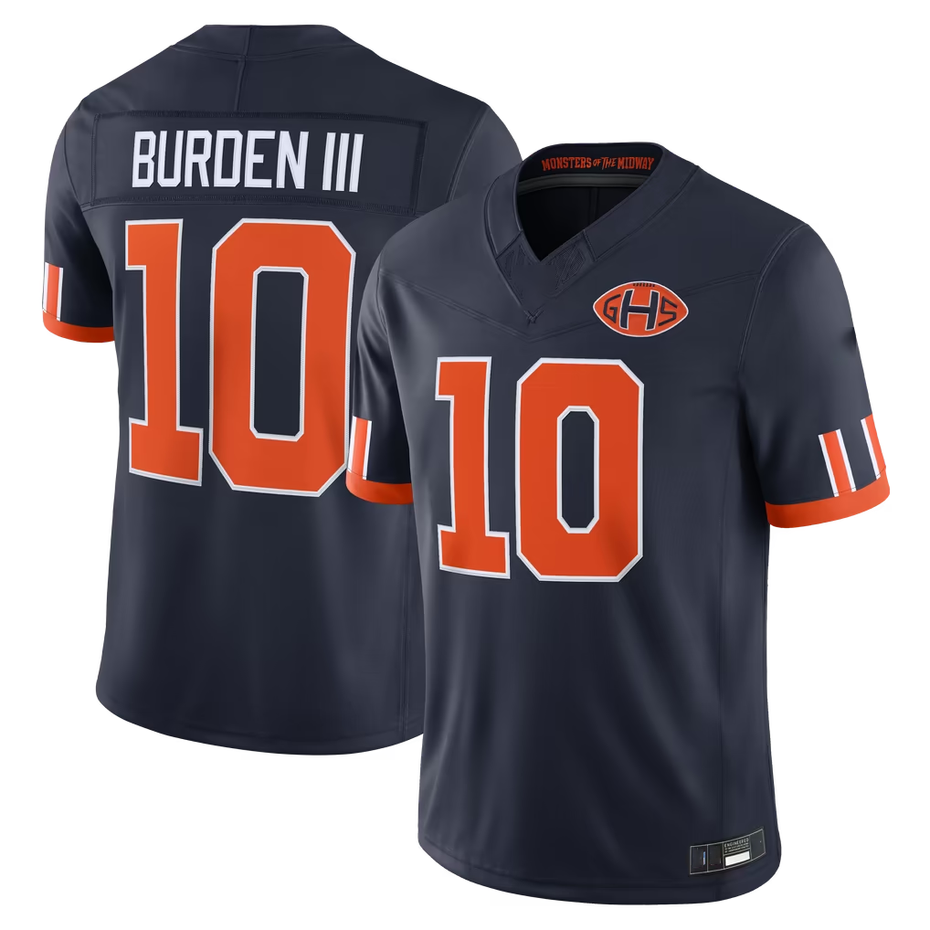 CAdoa C.Bears #10 Luther Burden III Navy 2026 Rivalries Collection Limited Stitched Jerseys