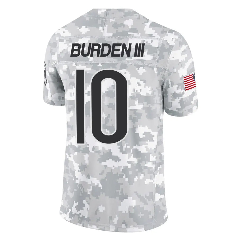 CAdoa C.Bears #10 Luther Burden III Player Arctic Camo Salute to Service Limited Stitched Jerseys
