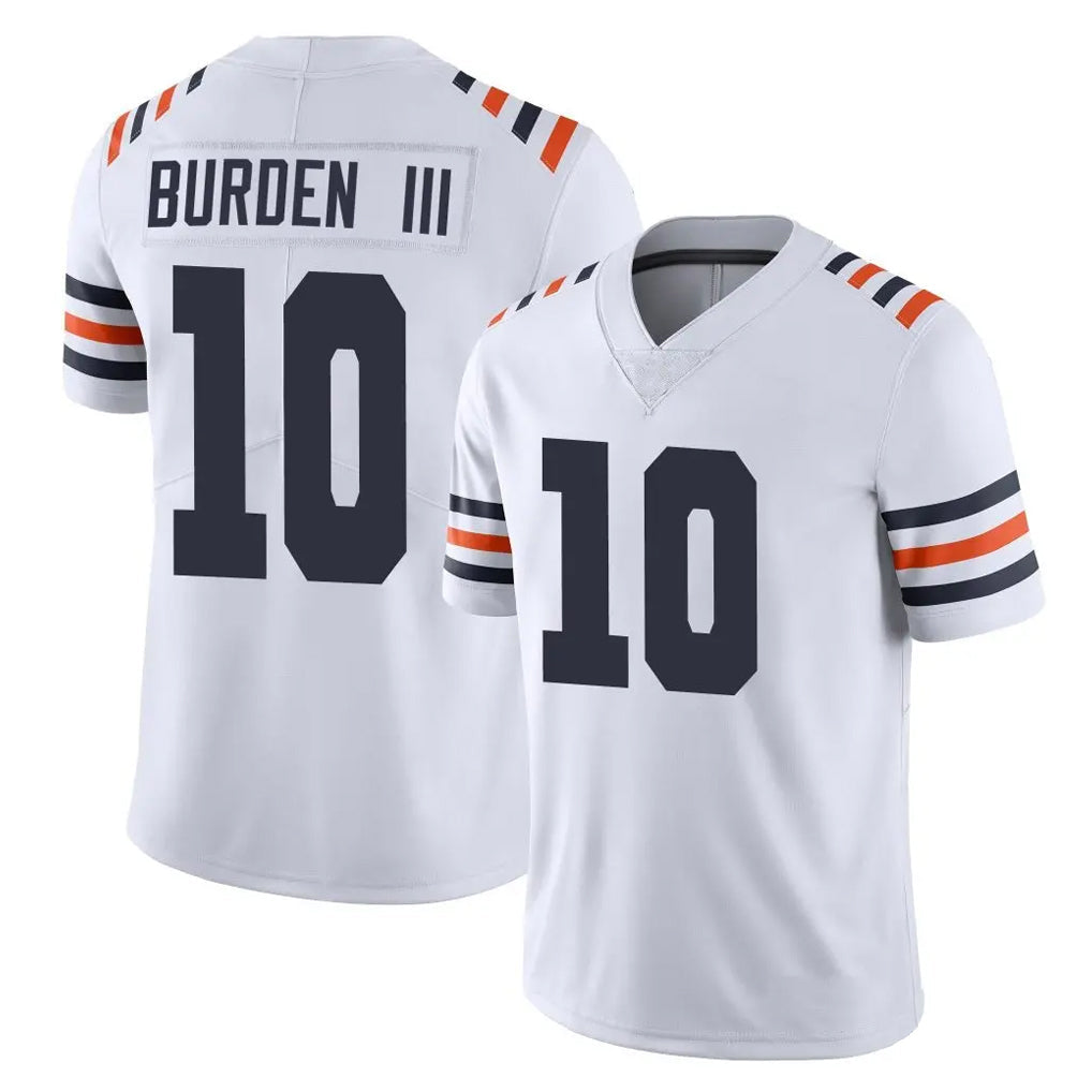 CAdoa C.Bears #10 Luther Burden III Player White Classic Vapor Limited Home Game Stitched Jerseys