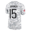 CAdoa C.Bears #15 Rome Odunze Player Arctic Camo Salute to Service Limited Stitched Jerseys