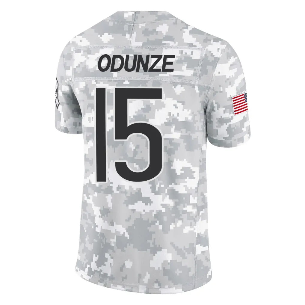 CAdoa C.Bears #15 Rome Odunze Player Arctic Camo Salute to Service Limited Stitched Jerseys