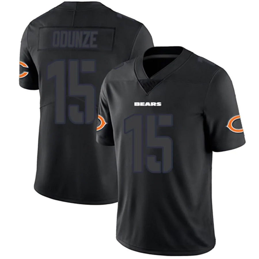 CAdoa C.Bears #15 Rome Odunze Player Legend Limited Black Game Stitched Jerseys