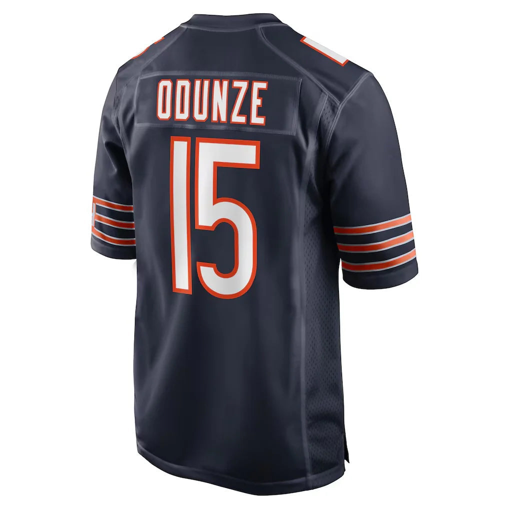 CAdoa C.Bears #15 Rome Odunze Player Navy Home Game Stitched Jerseys