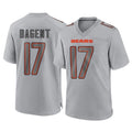 CAdoa C.Bears #17 Tyson Bagent Player Gray Atmosphere Fashion Game Stitched Jerseys