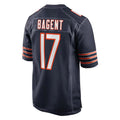 CAdoa C.Bears #17 Tyson Bagent Player Navy Home Game Stitched Jerseys