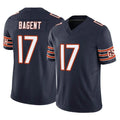CAdoa C.Bears #17 Tyson Bagent Player Navy Vapor F.U.S.E. Limited Home Game Stitched Jerseys