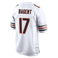 CAdoa C.Bears #17 Tyson Bagent Player White Home Game Stitched Jerseys