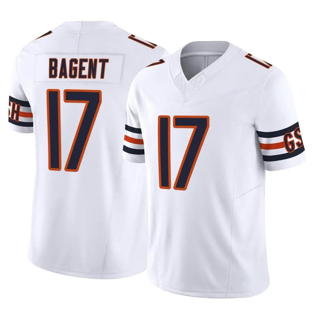 CAdoa C.Bears #17 Tyson Bagent Player White Vapor F.U.S.E. Limited Home Game Stitched Jerseys