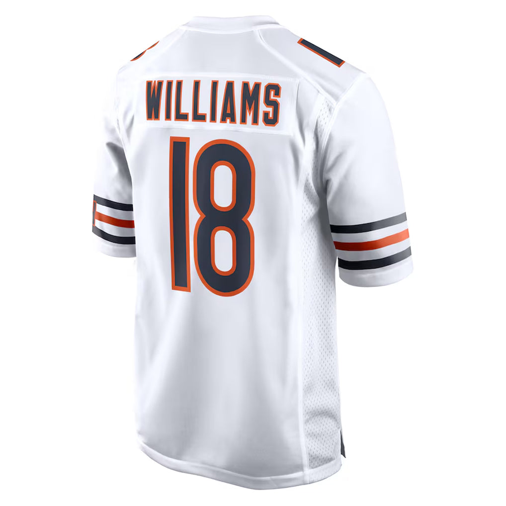CAdoa C.Bears #18 Caleb Williams Player White Home Game Stitched Jerseys