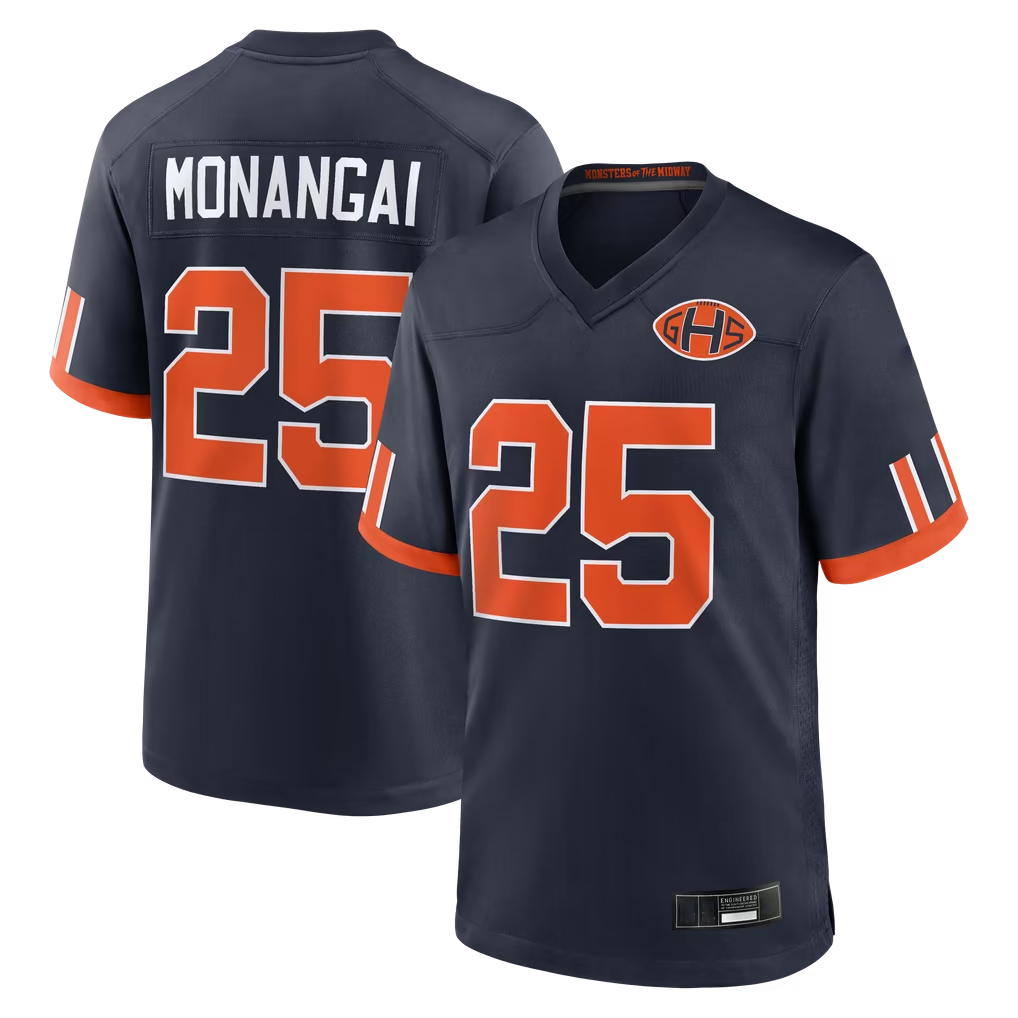 CAdoa C.Bears #25 Kyle Monangai Navy 2026 Rivalries Collection Game Stitched Jerseys