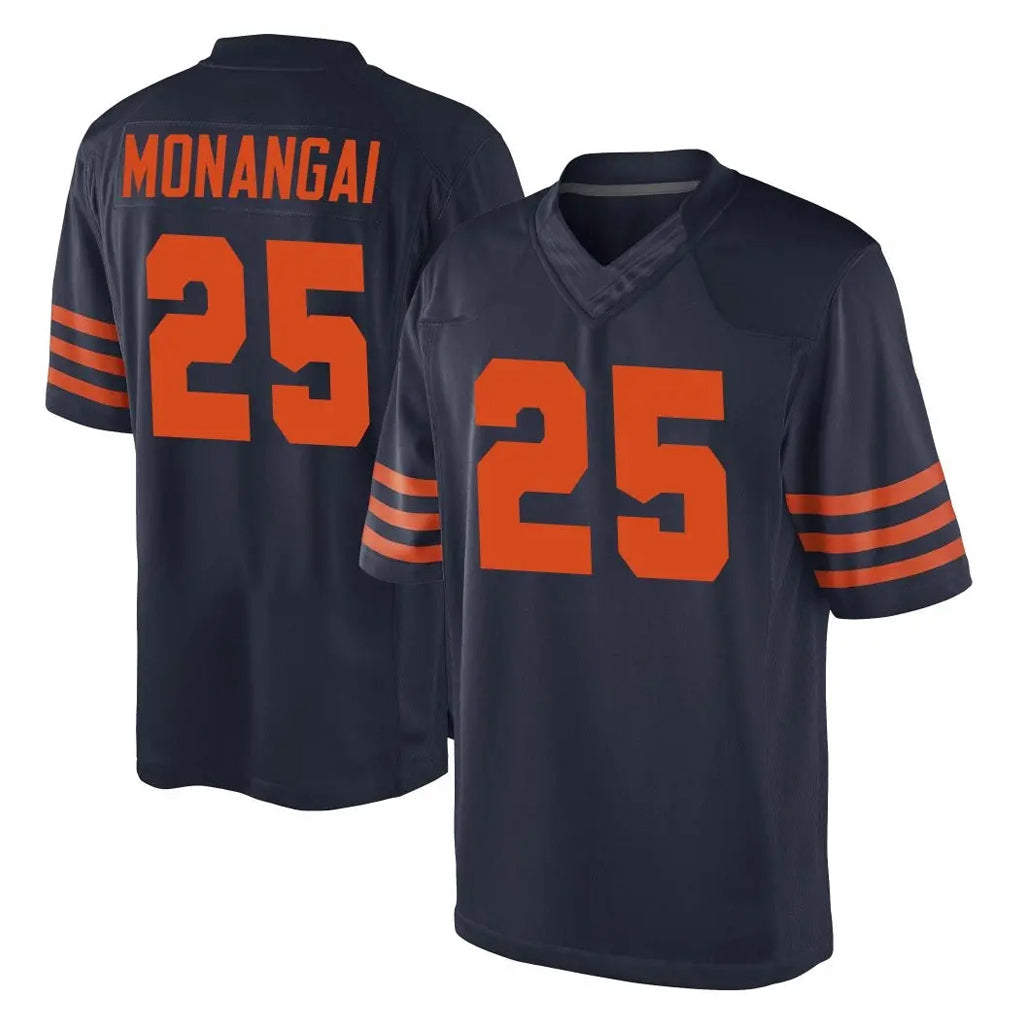 CAdoa C.Bears #25 Kyle Monangai Player Navy Blue Alternate Game Stitched Jerseys