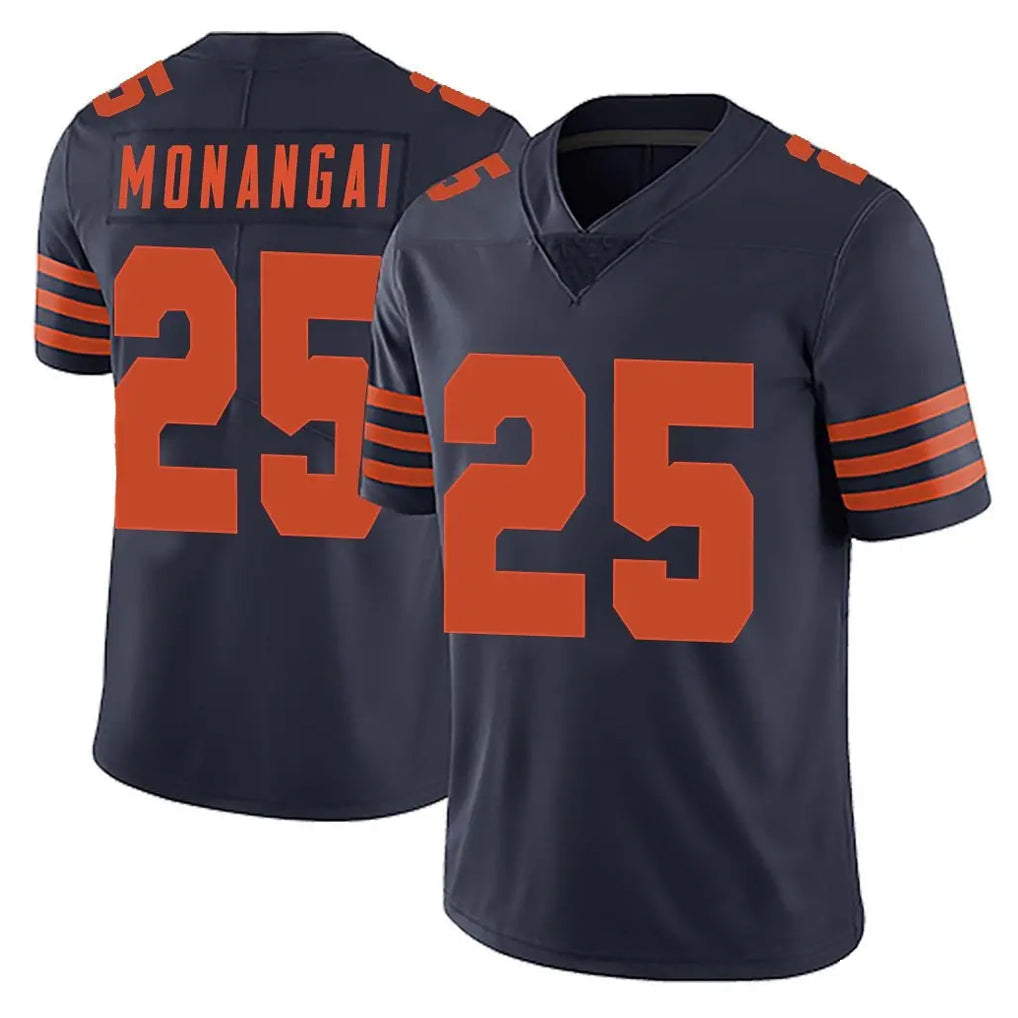 CAdoa C.Bears #25 Kyle Monangai Player Navy Blue Alternate Vapor Untouchable Limited Stitched Jerseys