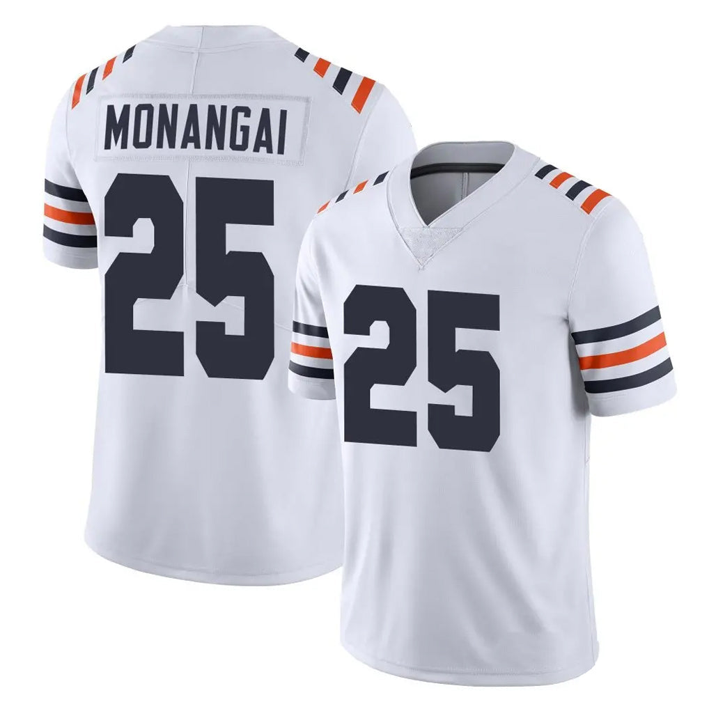 CAdoa C.Bears #25 Kyle Monangai Player White Classic Vapor Limited Home Game Stitched Jerseys