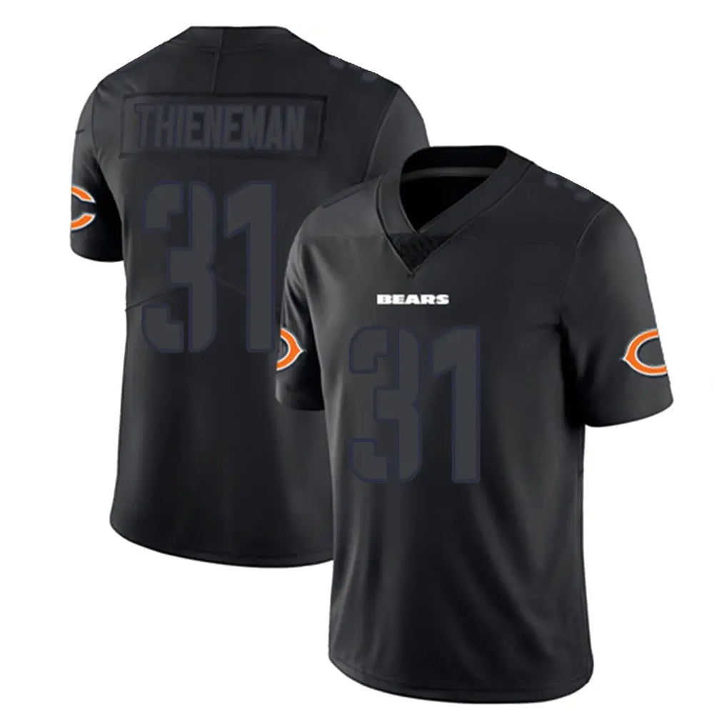 CAdoa C.Bears #31 Dillon Thieneman Player Black Impact Limited Game Stitched Jerseys
