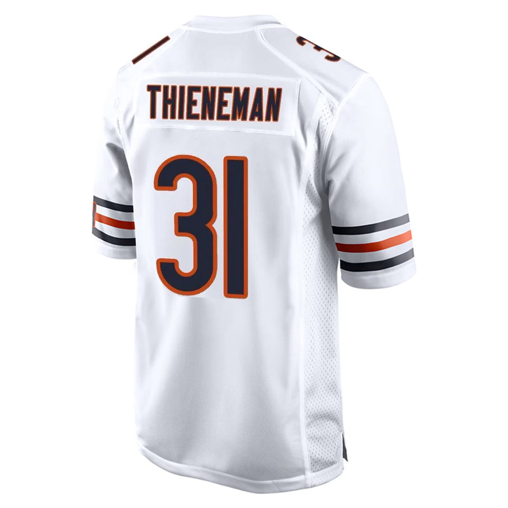 CAdoa C.Bears #31 Dillon Thieneman Player White Home Game Stitched Jerseys