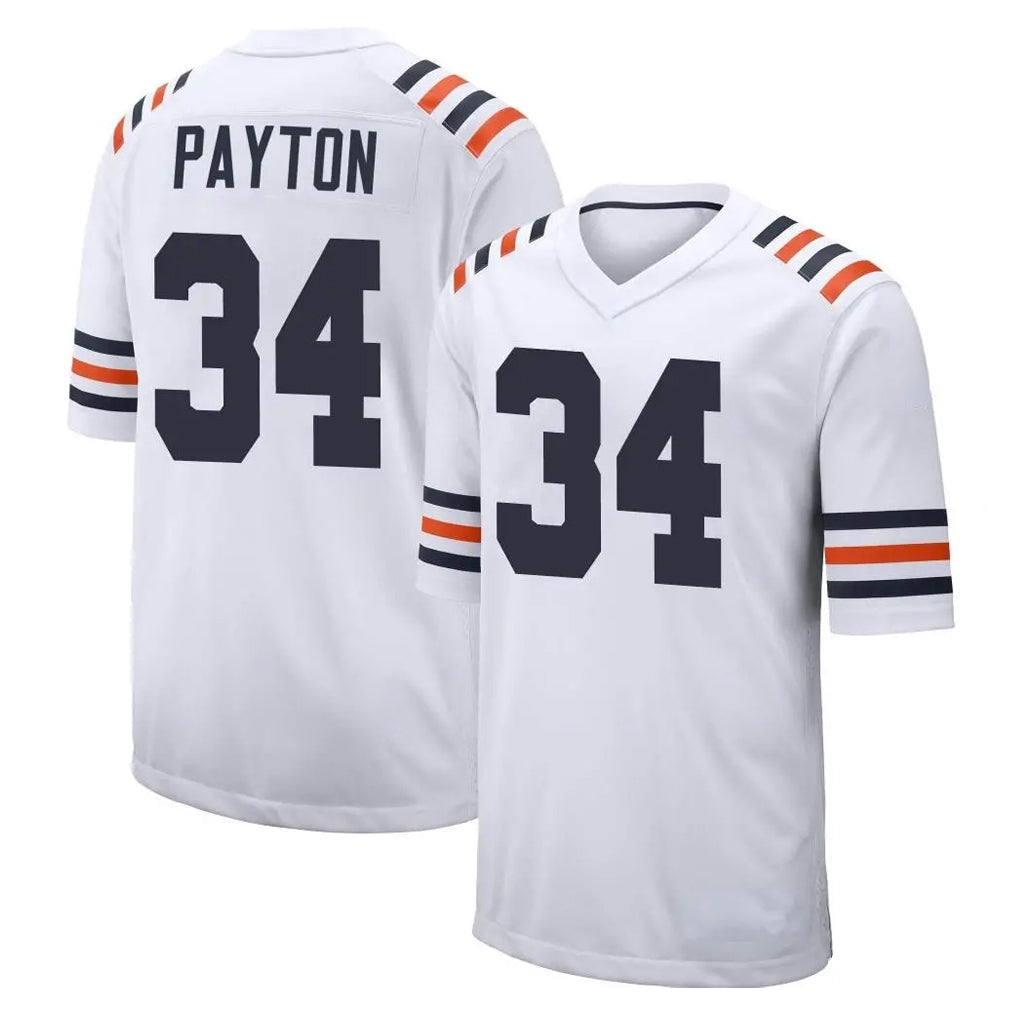 CAdoa C.Bears #34 Walter Payton Player White Classic Home Game Stitched Jerseys