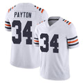 CAdoa C.Bears #34 Walter Payton Player White Classic Vapor Limited Home Game Stitched Jerseys