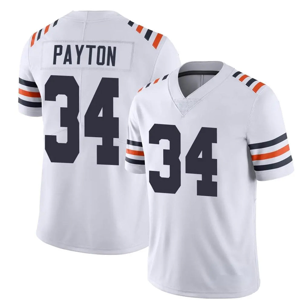 CAdoa C.Bears #34 Walter Payton Player White Classic Vapor Limited Home Game Stitched Jerseys