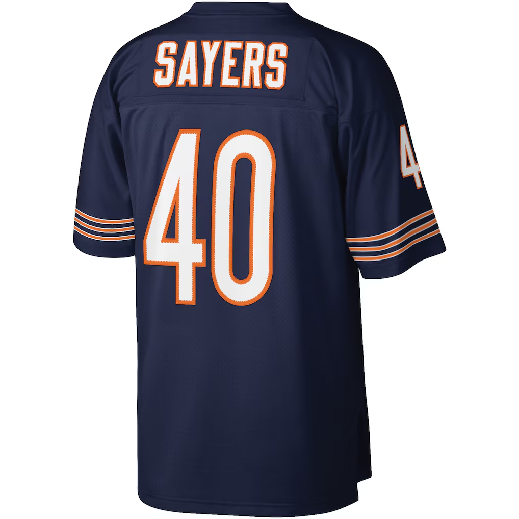 CAdoa C.Bears #40 Gale Sayers Mitchell & Ness Navy Legacy Replica Jersey