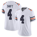 CAdoa C.Bears #4 D'Andre Swift Player White Classic Vapor Limited Home Game Stitched Jerseys