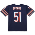 CAdoa C.Bears #51 Dick Butkus Mitchell & Ness Navy Legacy Replica Stitched Puhic Jersey