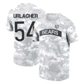 CAdoa C.Bears #54 Brian Urlacher Player Arctic Camo Salute to Service Performance T-Shirt Limited Stitched Jerseys
