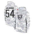 CAdoa C.Bears #54 Brian Urlacher Player Arctic Camo Salute to Service Pullover Hoodies Limited Stitched Jerseys