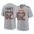 CAdoa C.Bears #62 Joe Thuney Player Gray Atmosphere Fashion Game Stitched Jerseys