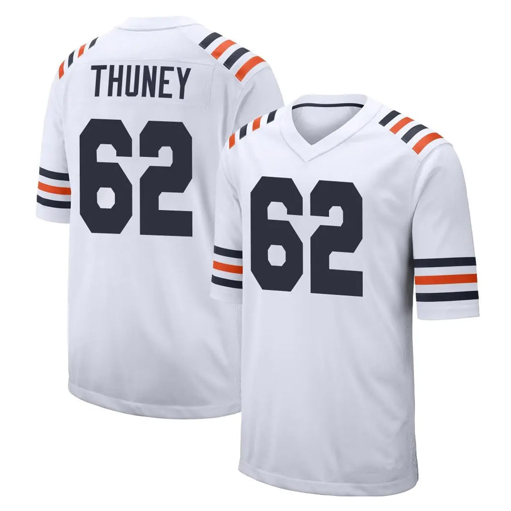 CAdoa C.Bears #62 Joe Thuney Player White Classic Home Game Stitched Jerseys