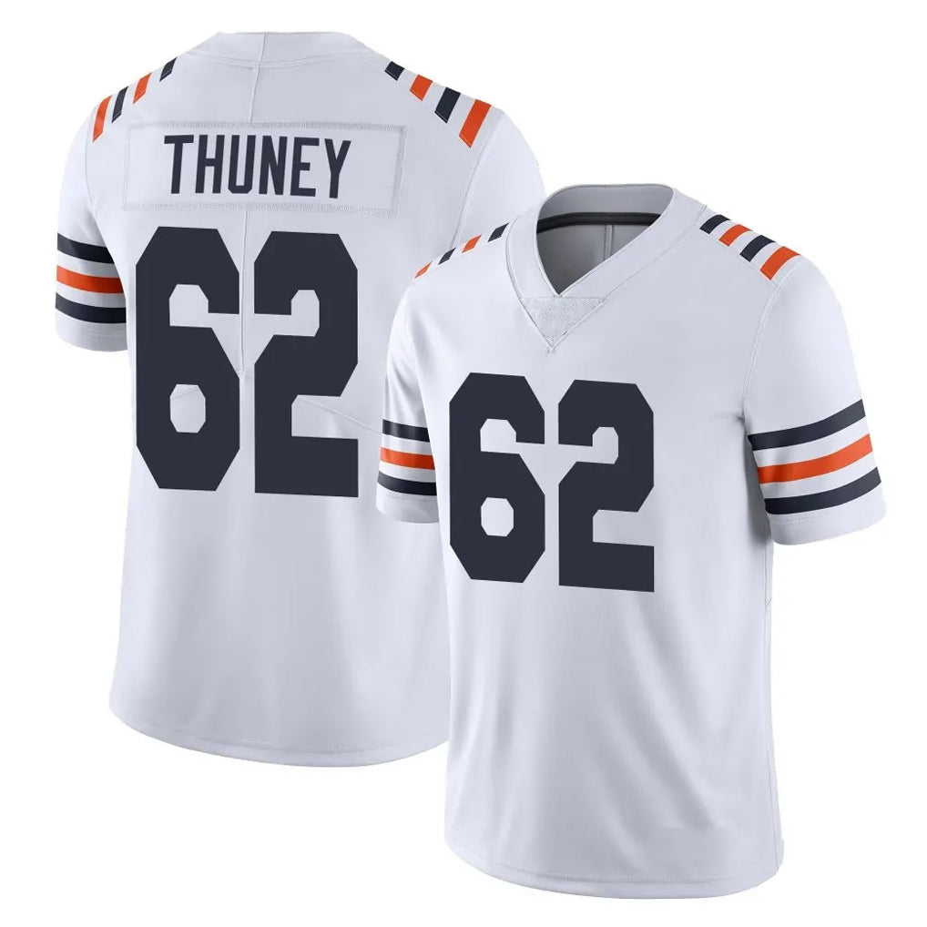 CAdoa C.Bears #62 Joe Thuney Player White Classic Vapor Limited Home Game Stitched Jerseys