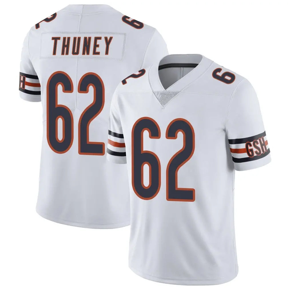 CAdoa C.Bears #62 Joe Thuney Player White Vapor Untouchable Limited Home Game Stitched Jerseys