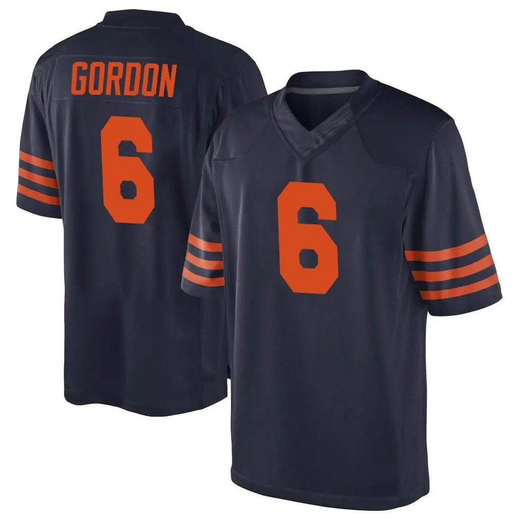 CAdoa C.Bears #6 Kyler Gordon Player Navy Blue Alternate Game Stitched Jerseys