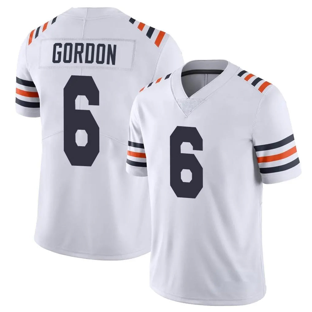 CAdoa C.Bears #6 Kyler Gordon Player White Classic Vapor Limited Home Game Stitched Jerseys