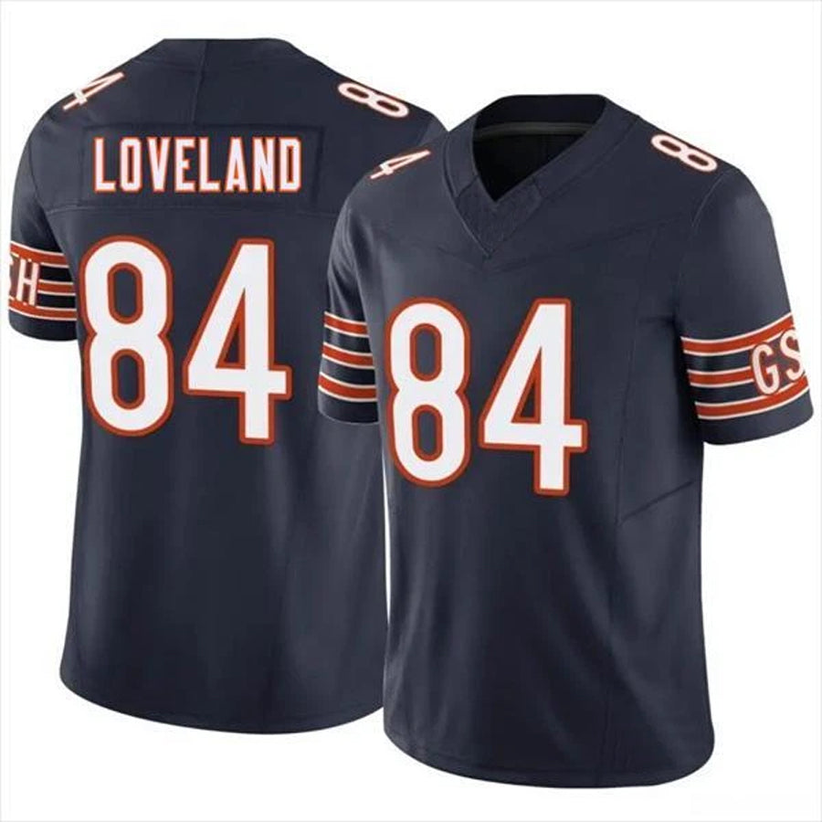 CAdoa C.Bears #84 Colston Loveland Player F.U.S.E. Limited Navy Game Stitched Jerseys