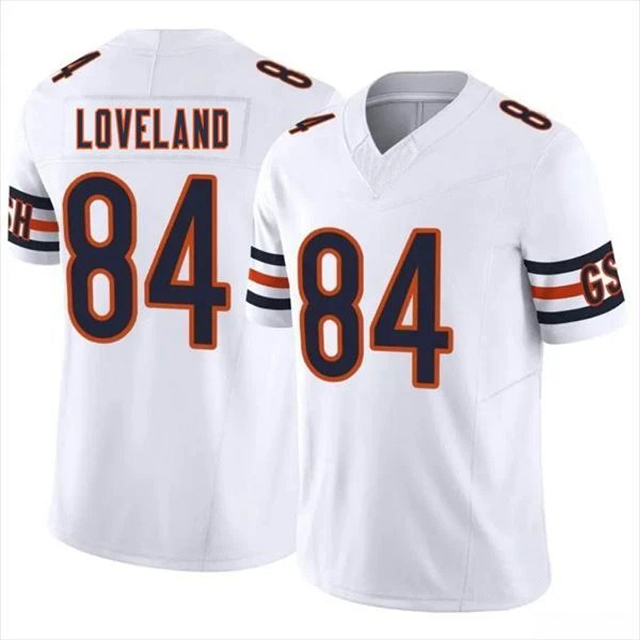 CAdoa C.Bears #84 Colston Loveland Player F.U.S.E. Limited White Game  Stitched Jerseys